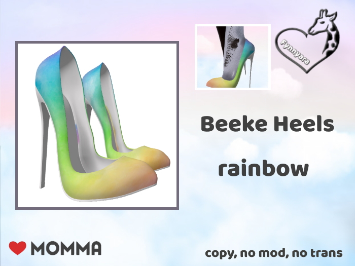 Beeke Heels Rainbow for Love Momma