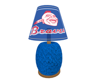 Baseball Table Touch Lamp-Braves