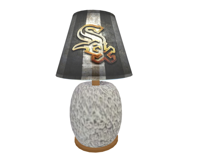 Baseball Table Touch Lamp-White Sox