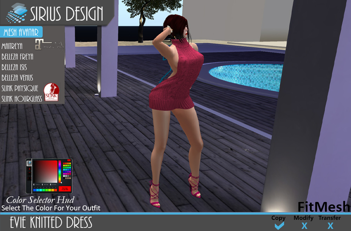 Sirius Designs Evie Knitted Dress Boxed