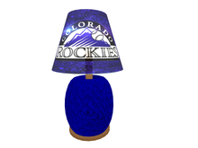 Baseball Table Touch Lamp-Rockies