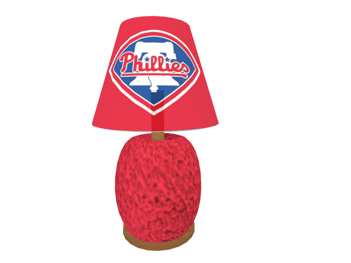 Baseball Table Touch Lamp-Phillies