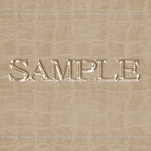 Zoy Texture [ Cable knit stripe Leather with stitching 05 ] Seamless - Cream