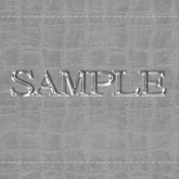 Zoy Texture [ Cable knit stripe Leather with stitching 05 ] Seamless - Gray