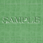 Zoy Texture [ Cable knit stripe Leather with stitching 05 ] Seamless - Light Green