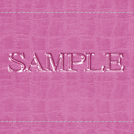 Zoy Texture [ Cable knit stripe Leather with stitching 05 ] Seamless - Pink