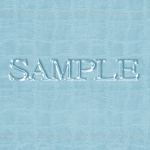 Zoy Texture [ Cable knit stripe Leather with stitching 05 ] Seamless - Sky