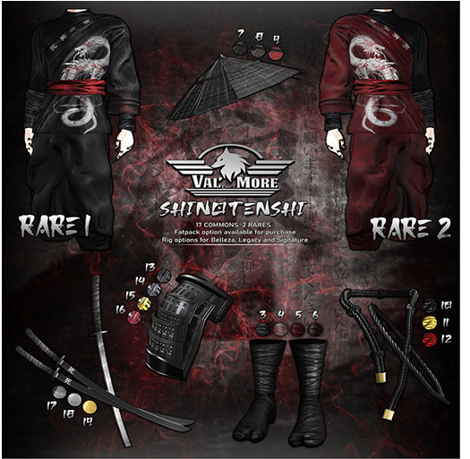 1. [Val'More] Shinotenshi - 1 RARE