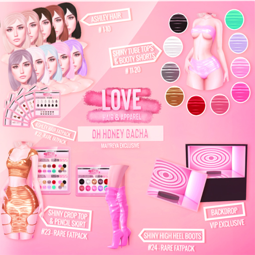 Love [Ashley] Hair #4 Ginger (Rez Me)