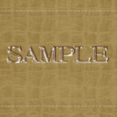 Zoy Texture [ Cable knit stripe Leather with stitching 06 ] Seamless - Camel