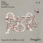 Happy Rez Day Balloons [ pink] Boxed