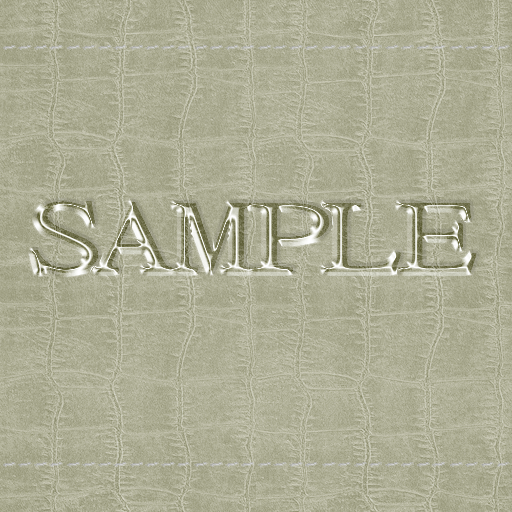 Zoy Texture [ Cable knit stripe Leather with stitching 06 ] Seamless - Khaki