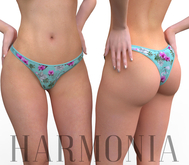 * Harmonia Teal Flowers Waist Panty Maitreya Legacy Erika Freya Kupra Kups Reborn