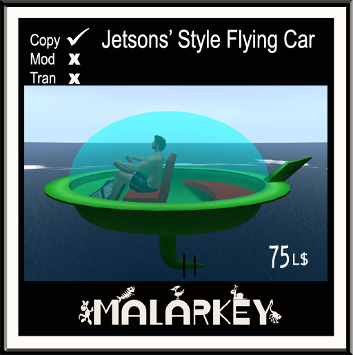 Jetsons' Style Flying Car