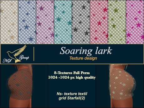 Second Life Marketplace - Ns- texture textil grid Starfall(2)