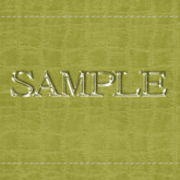Zoy Texture [ Cable knit stripe Leather with stitching 06 ] Seamless - Moss Green