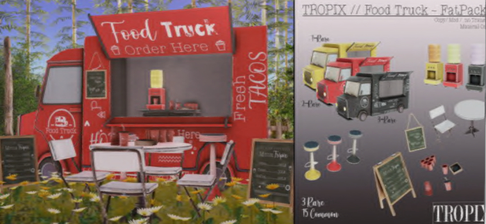 TROPIX // Food Truck - Stool Yellow #COMMON 01 [box]