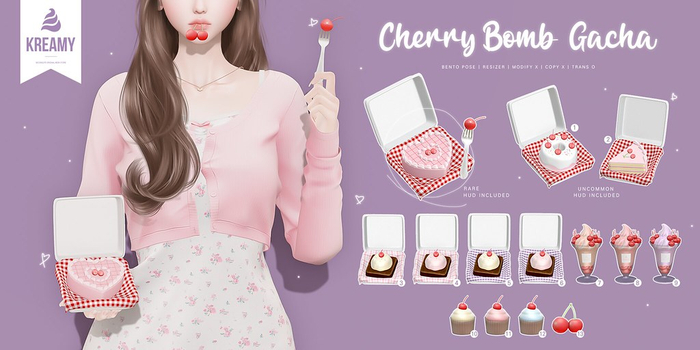 KREAMY. cherry bomb gacha : 11