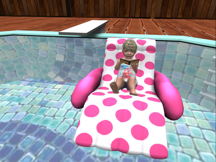 Toddler Pool Lounge Pink