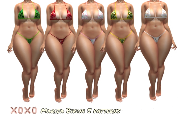 XOXO - Mariza Bikini 5 patterns tropic "Other Bodies "