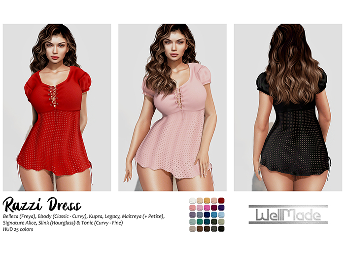 [WellMade] Razzi Dress 