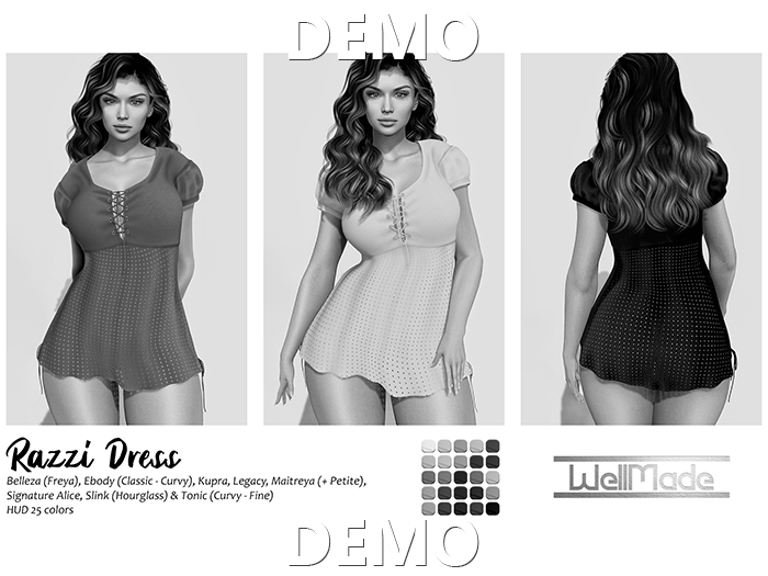 [WellMade] Razzi Dress DEMO