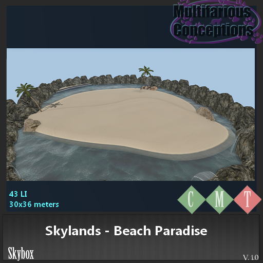 Second Life Marketplace - [MC] skylands beach paradise