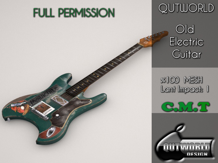 .::QUTWORLD Old Electric Guitar::.FP 