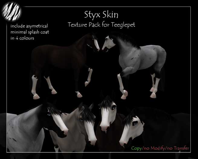 [SM] "Styx" black sequence skins Appliers