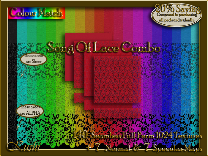 Song Of Lace Combo Seamless Texture Set