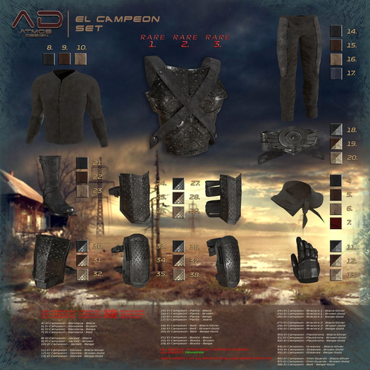 [AD] - El Campeon - Bandana - Black - LEGACY