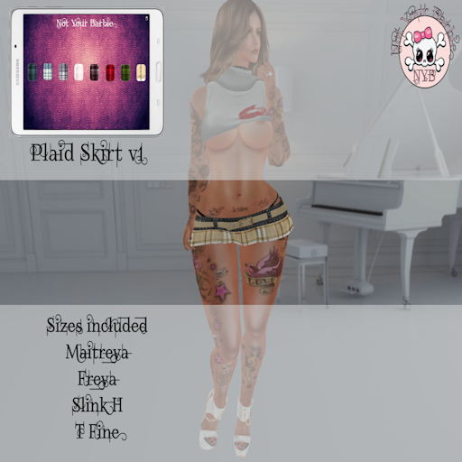NYB - PLaid SKirt V1