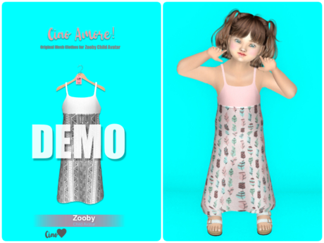 Second Life Marketplace - Ciao Amore! - Eva Long Dress ZCA DEMO