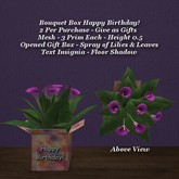 Bouquet Box Happy Birthday!