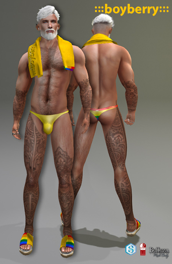 boyberry Pride Tagged Bikini
