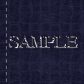 Zoy Texture [ Cable knit stripe Leather with stitching 07 ] Seamless - Navy