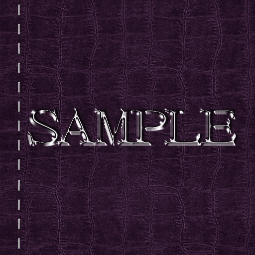 Zoy Texture [ Cable knit stripe Leather with stitching 07 ] Seamless - Purple