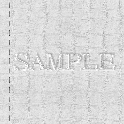 Zoy Texture [ Cable knit stripe Leather with stitching 07 ] Seamless - White