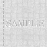 Zoy Texture [ Cable knit stripe Leather with stitching 07 ] Seamless - White