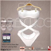 Baiastice_Exotica Trikini-White