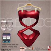 Baiastice_Exotica Trikini-Red