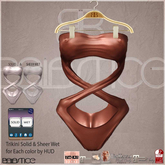 Baiastice_Exotica Trikini-Brown