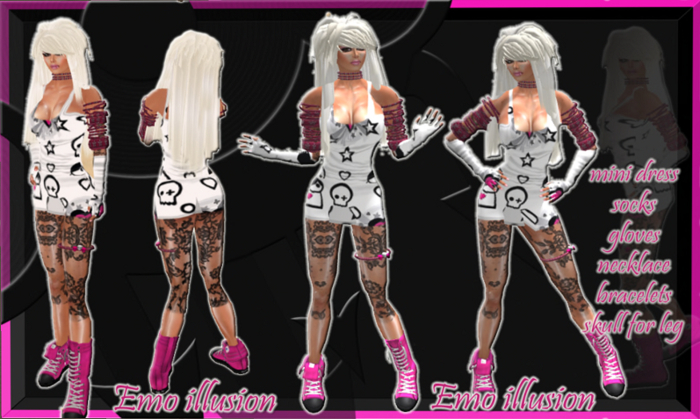 Free emo ilusion outfit