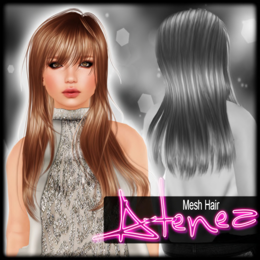 -Atenea mesh hair browns & black