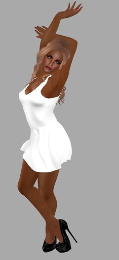 white dress