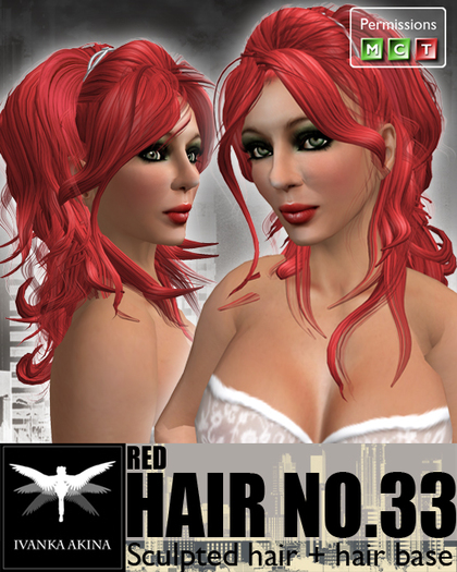 *IA* Hair no.33-red