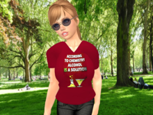 Nerd-Solution-Ladies v-neck shirt