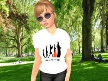 Nerd-Dark Side-Ladies v-neck shirt