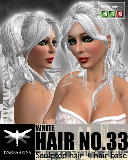 *IA* Hair no.33-white
