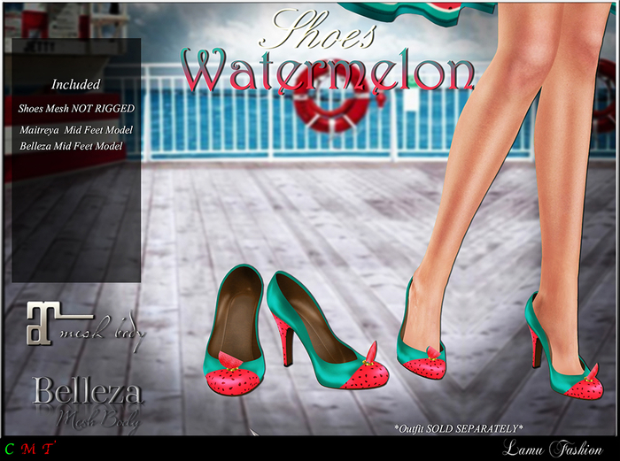 -Lamu Fashion-Shoes *Watermelon*